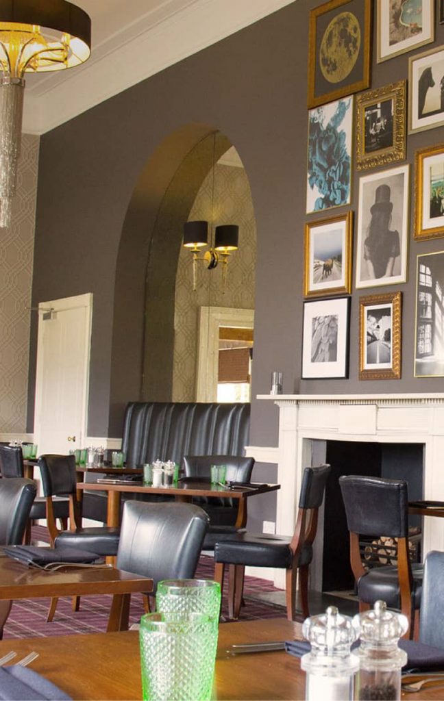 Dinner Barton Hall Hotel Vines Restaurant The Garden Spa